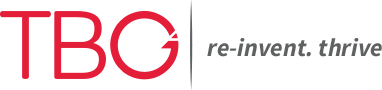 TB client logo with circular arrow symbol
